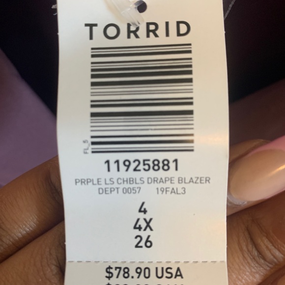 Purple Blazer - Picture 2 of 2